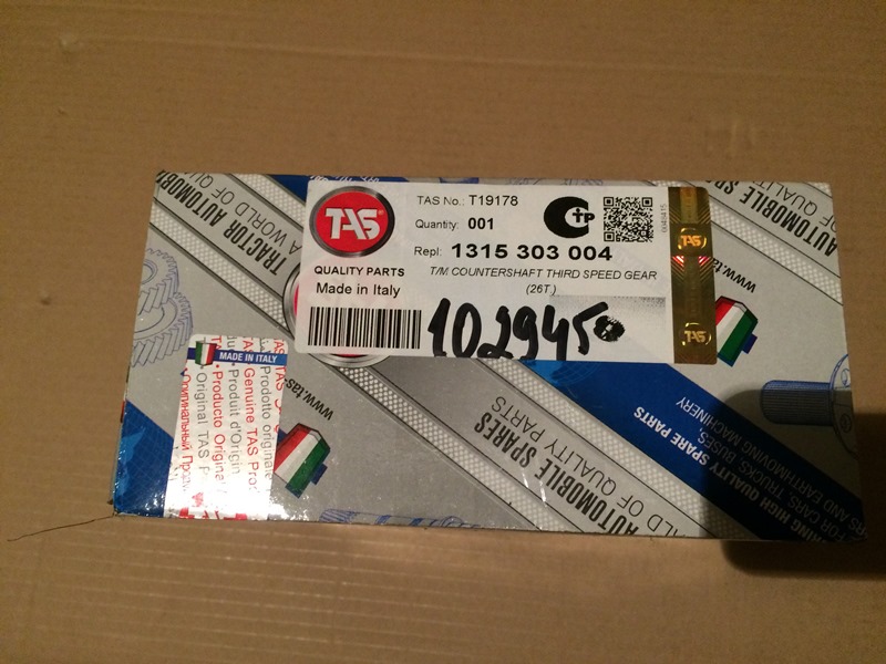 ШЕСТЕРНЯ ТРЕТЬЕЙ ПЕРЕДАЧИ ПРОМЕЖУТОЧНОГО ВАЛА (ER)